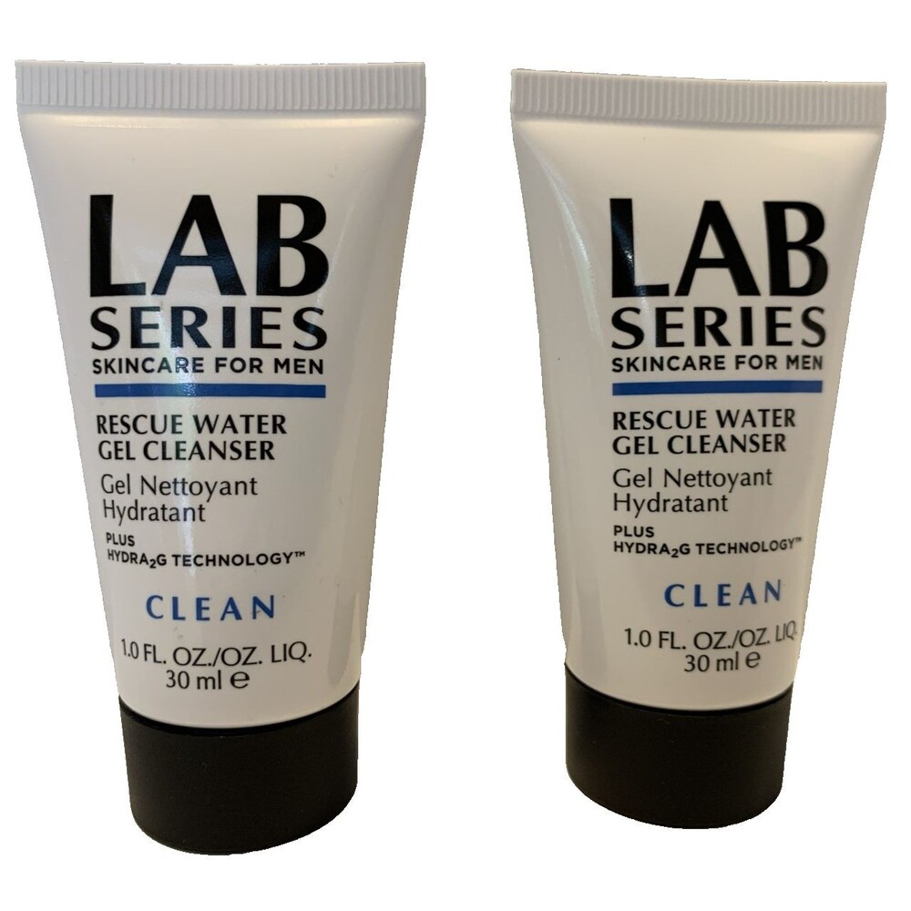 Lab Series Rescue Water Gel Cleanser, 1.0 FL. OZ Lot of 2 Sealed